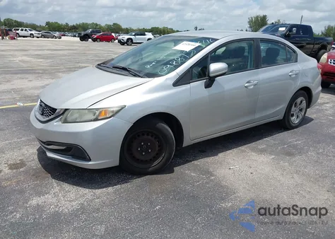 2015 Honda Civic Lx из США, поврежденный, VIN 19XFB2F54FE098873